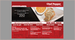 Desktop Screenshot of chefpepper.com.do